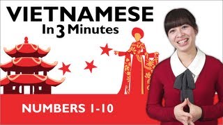 Learn Vietnamese  Numbers 110 [upl. by Gib]