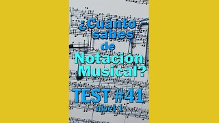 TEST 41 🔵 notación musical y composicion aprender escritura de musica en shorts test [upl. by Gurias66]