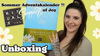 Summer of Joy 🌞 Kalender 2023  RITUALS Unboxing [upl. by Placia]