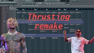 HOW I REMADE INTERNET MONEY  THRUSTING BEAT  FL STUDIO TUTORIAL [upl. by Eciruam151]