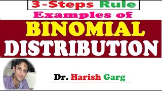 Part 1  Examples of Binomial Distribution  3 Steps rule [upl. by Dewhurst]