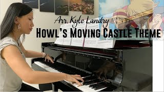 Howls Moving Castle piano  Kyle Landry  BaoTran Nguyen [upl. by Borlase]