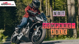 Aprilia Tuono 660 Factory comparison Test 2023 [upl. by Elleon]