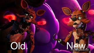 Fnaf foxy sing original vs movie [upl. by Potash419]