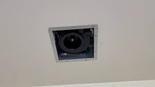 Audio of Panasonic Whisper Remodel DC RGR811HA PickAFlow Exhaust Fan running on 80 CFM setting [upl. by Greenwald]