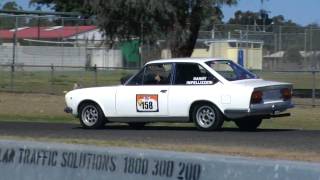 Danny Impellizzeri in Fiat 124 coupe at Leyburn Sprints 2009 [upl. by Bein]