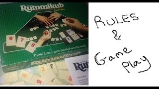 The Original Rummikub Travel Edition Tile Game Instructions Rules How To Play [upl. by Arahsat621]