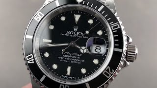 Rolex Submariner Date 16610 Rolex Watch Review [upl. by Giffer]