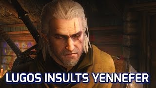 Witcher 3 Beating Madman Lugos for Insulting Yennefer [upl. by Bibbie]