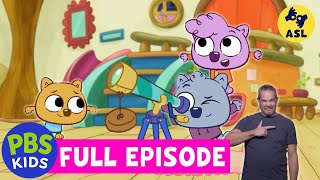 Work It Out Wombats FULL EPISODE  321 Lift Off  Moon Magic ASL  PBS KIDS [upl. by Enel]