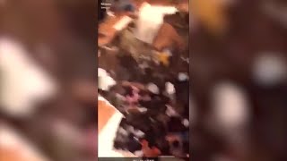 CNN  Clemson Floor Collapse Cell Phone Video [upl. by Westland]