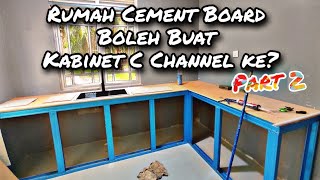 Kabinet Dapur dari C Channel Part 2 [upl. by Vaas780]