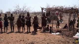 Tribal Dance  Himbas Namibia 2012 [upl. by Erdne13]