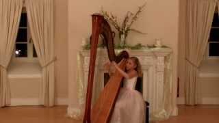 M Glinka  Nocturne quotRazlukaquot The Separation Alisa Sadikova  10 years old harpist [upl. by Nodnal541]