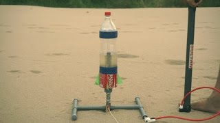 How to Make a Water Rocket With Plastic Bottle [upl. by Enymsaj]