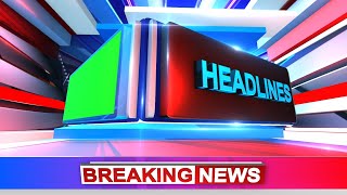 Green Screen Headlines Breaking  News Intro  Transitions and Lower third [upl. by Elsworth]