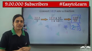 Conversion of Decimals to Fractions  Class 6  CBSE  NCERT  ICSE [upl. by Harriott603]