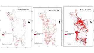 Spatiotemporal Variations by Extracting LULC classes separately  ArcGIS Tutorial [upl. by Christianity94]