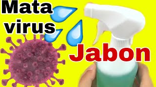 Cómo hacer jabón desinfectante casero con 2 ingredientes barato [upl. by Thaddus594]