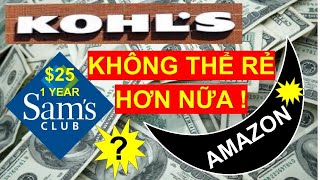 40 MÓN HÀNG KHÔNG THỂ RẺ HƠN ĐƯỢC NỮA TẠI AMAZON  KOHLS  SAMS CLUB 251YEAR  CUỘC SÓNG MỸ 365 [upl. by Bachman216]