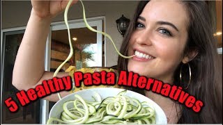 5 Easy and Healthy Pasta Alternatives  I tried SKINNY PASTA [upl. by Avitzur620]