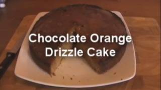 Chocolate Orange Drizzle Cake  MYVIRGINKITCHEN [upl. by Tiat]