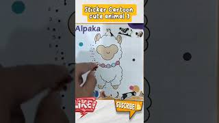 Sticker cartoon cute animal 3 puzzle shorts animal [upl. by Potts]