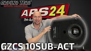 Ground Zero GZCS 10SUBACT  Aktivwoofer anstatt Reserverad  REVIEW  ARS24 [upl. by Finn]