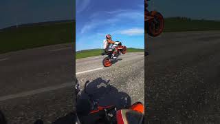 KTM 1290 SDR Wheelie Time  Insta360 X3 meatywheelie [upl. by Atinihs]