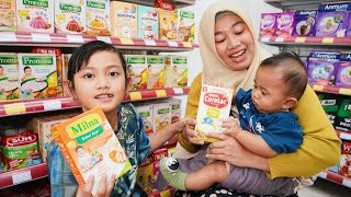 MAKANAN BAYI AZAM HABIS 🥵 BELI MAKANAN BAYI 👶  Ali vlog [upl. by Spring]