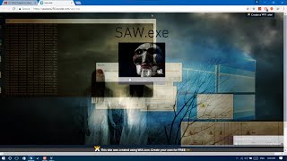 An obnoxious windows trojan  SAWexe [upl. by Vallie]