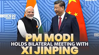 PM Modi hold bilateral meeting with Chinese President Xi Jinping BRICS Border Breakthrough Russia [upl. by Ashlee]