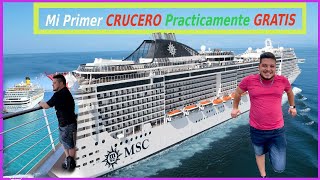 🔥 Mi PRIMER CRUCERO 🚢 casi GRATIS 💲 MSC 🔥 ✔️ [upl. by Chic]