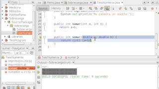 Ejemplo Simple Sobrecarga de métodos en Java [upl. by Glinys427]