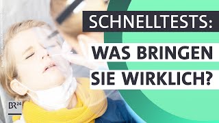 CoronaSchnelltests Was bringen sie wirklich Wie sicher sind sie  Münchner Runde  BR24 [upl. by Akeyla]