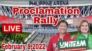 BBM SARA PROCLAMATION RALLY 2022 [upl. by Cutter340]