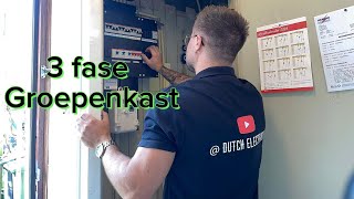 Groepenkast vervangen in Amstelveen  3 fase  meterkast  verduurzamen  elektricien [upl. by Eelta391]