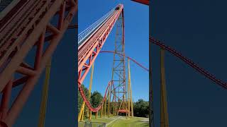 Intimidator 305 Offride station pov amusementpark ride rollercoaster kingsdominion [upl. by Irallih]