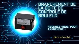 Branchement de boite de contrôle de brûleur fioul [upl. by Aleydis]