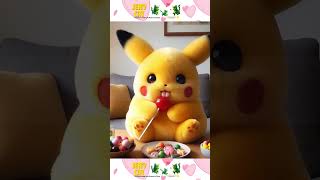 Cute Pikachu Eating Candy Causes Fever on Social Networks pikachu pokemon pokemongo pokémon [upl. by Wendell942]