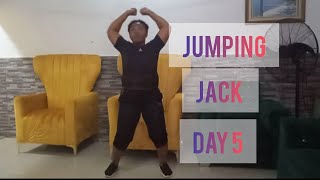 Jumping Jack Workout challenge Day 5 [upl. by Raimundo]