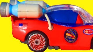 Cars 2 Autonaut Lightning McQueen Take Flight Mattel Toys Disney Pixar Cars Toy Review Space Moon [upl. by Nohtanoj]