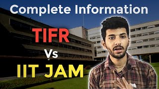 TIFR vs IIT JAM Mathematics  All about TIFR mathematics  Books  Syllabus  Strategy [upl. by Capon]