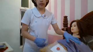 COLOSTOMY CARE  Grand Return Demonstration  NURSING SKILLS DEMONSTRATION [upl. by Iaria121]