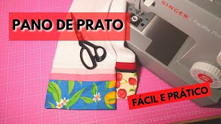 PANO DE PRATO DECORADO INCRÍVEL MUITO FÁCIL E LINDO [upl. by Aerdnak]