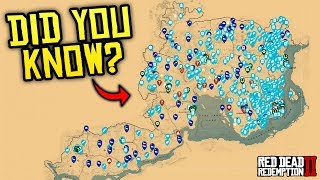 Red Dead Redemption 2 DID YOU KNOW  The Map that Shows EVERYTHING Important [upl. by Yelrebmik969]