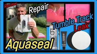 Using GEAR AID Aquaseal FD amp Tenacious Tape To Fix Air Leak In Tumble Track ★ Aquaseal Review [upl. by Aitahs]