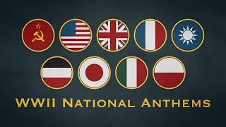 Eleven WWII National Anthems on Piano Allied and Axis Powers [upl. by Delfeena871]