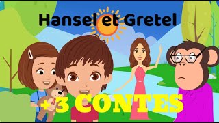 HANSEL ET GRETEL  3 CONTES  LA BELLE ET LA BETE DESSIN ANIME POUR PETITS  FRENCH FAIRY TALES [upl. by Osyth]