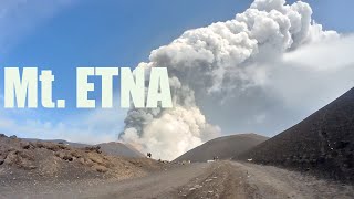 Hiking Mt Etna during an eruption [upl. by Standice]